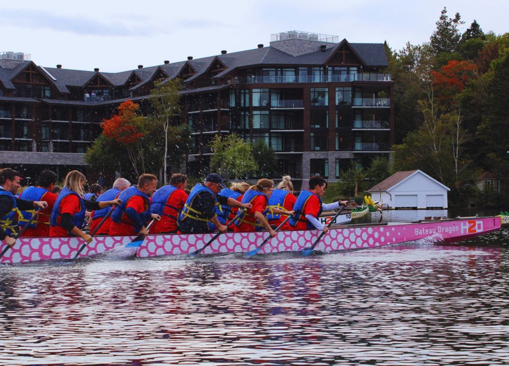 Team building Québec bateau dragon