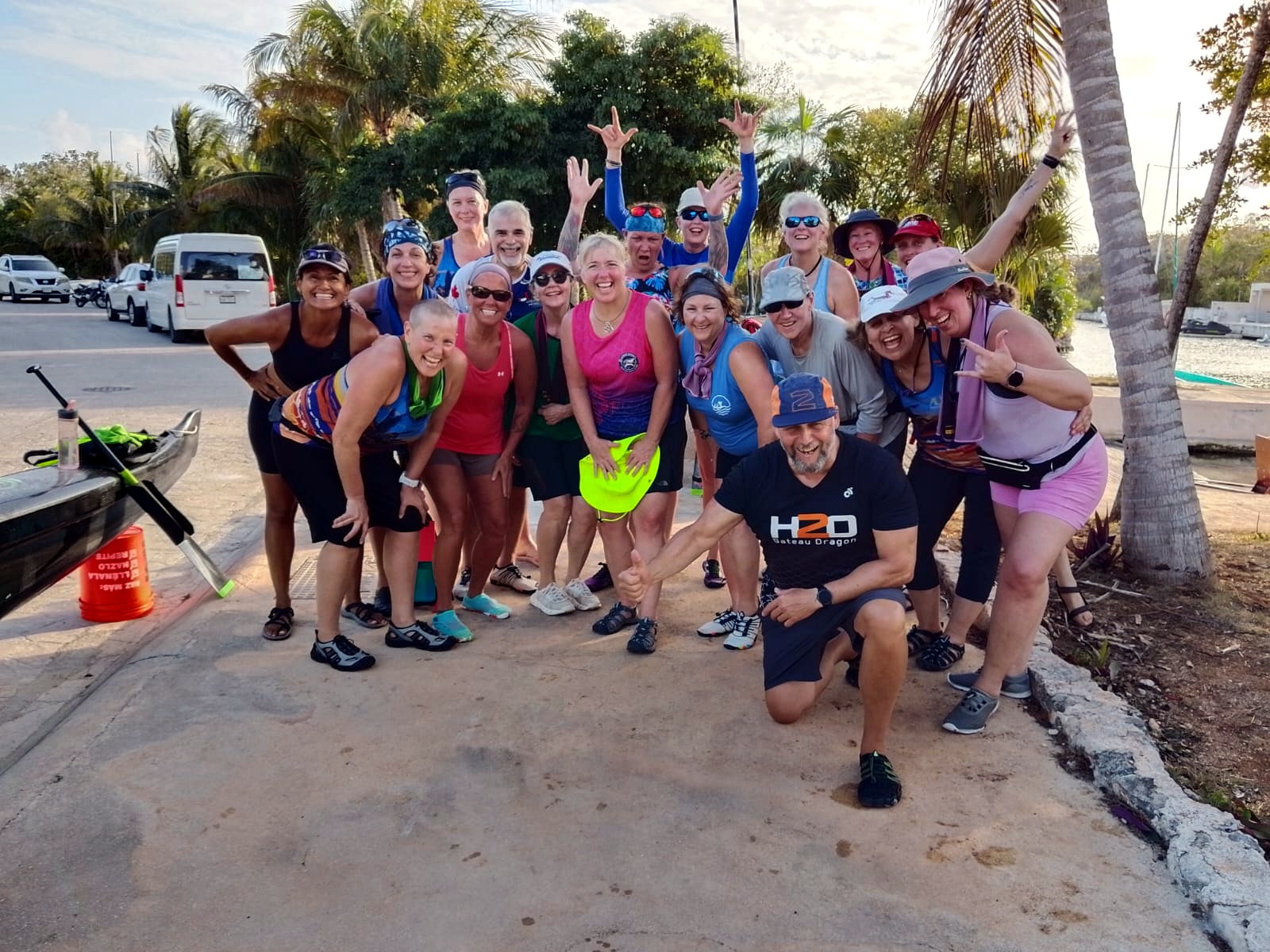 dragon boat training camp Mexico